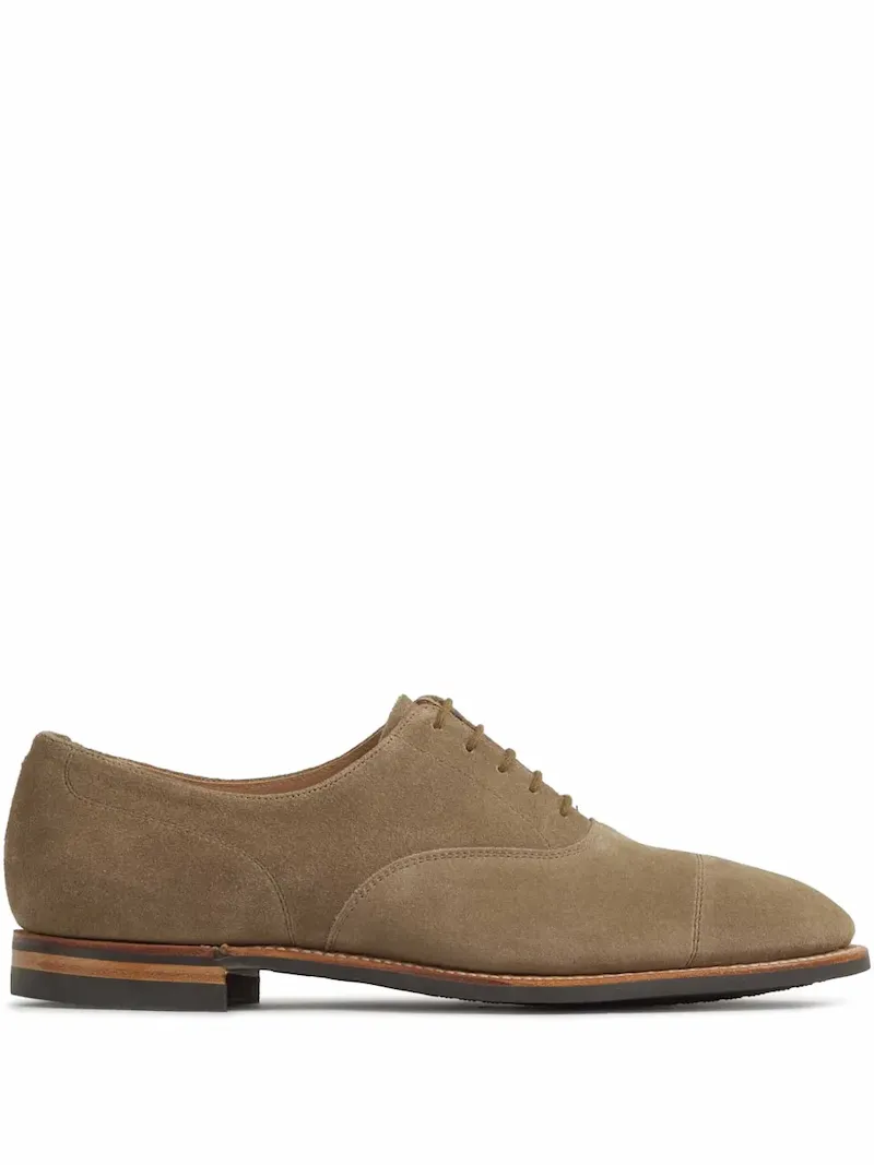 Crockett & Jones suede Oxford shoes - Neutrals