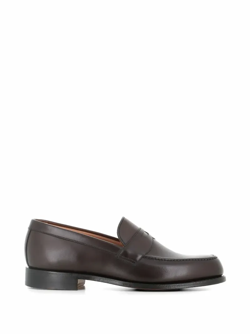 CHEANEY penny leather loafers - Brown