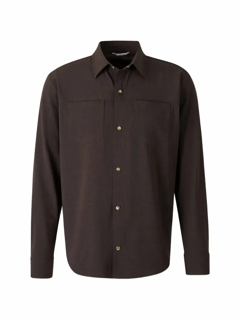 Marco Pescarolo Zeus buttoned shirt - Brown