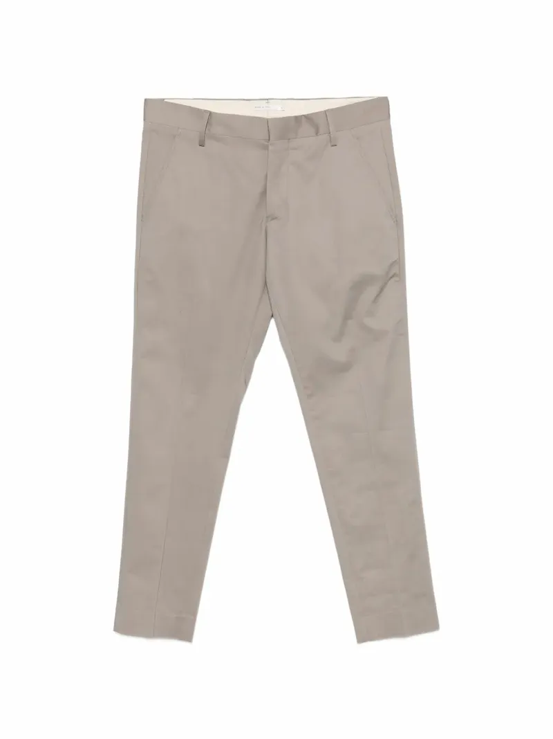 Entre Amis Senna belt-loops trousers - Neutrals