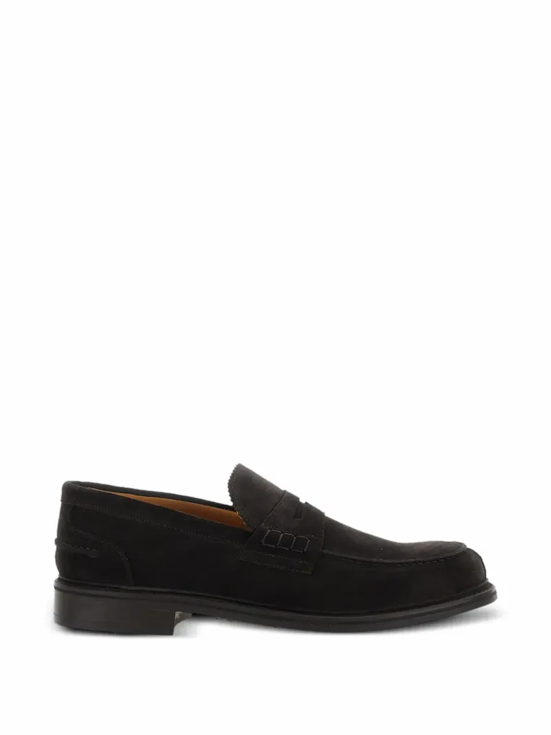Berwick Shoes suede penny loafers - Brown