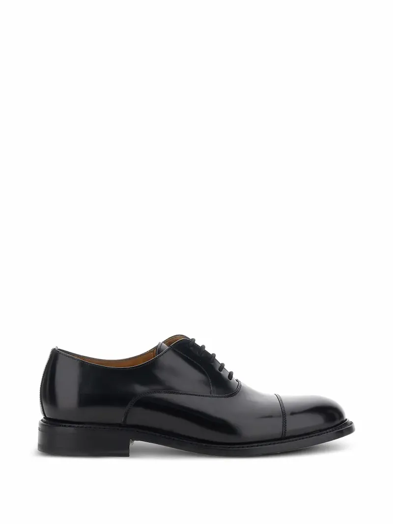 Berwick Shoes cap-toe lace-up shoes - Black
