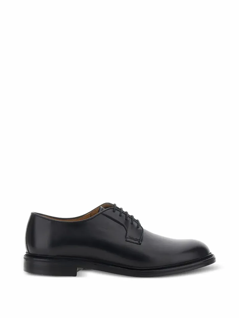 Berwick Shoes leather lace-up shoes - Black