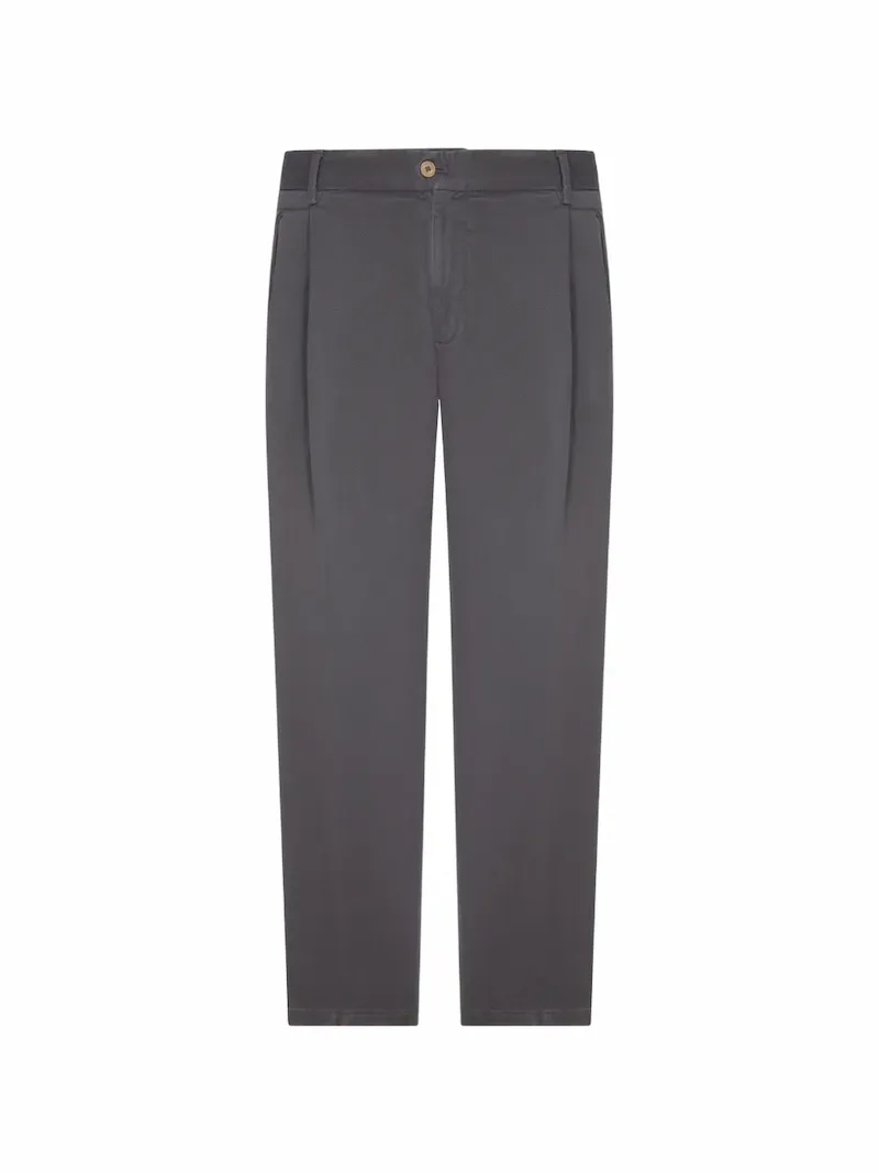 Briglia 1949 pleated chino trousers - Grey