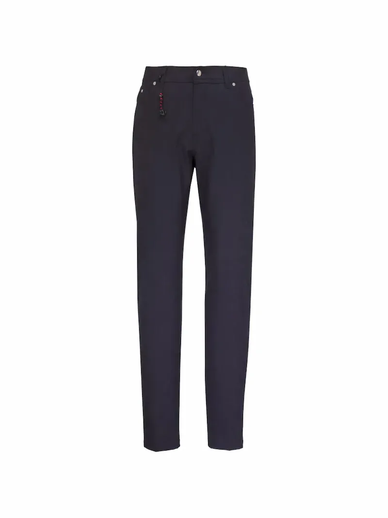 Marco Pescarolo straight-leg wool trousers - Blue