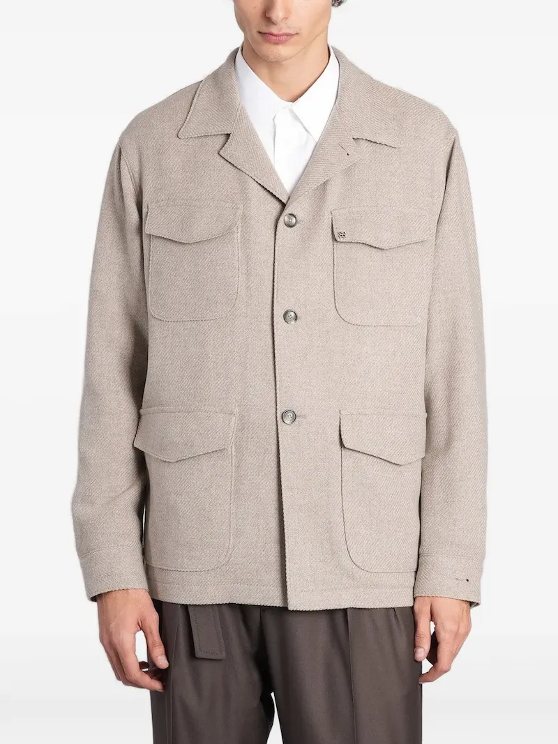 twill jacket - Neutrals