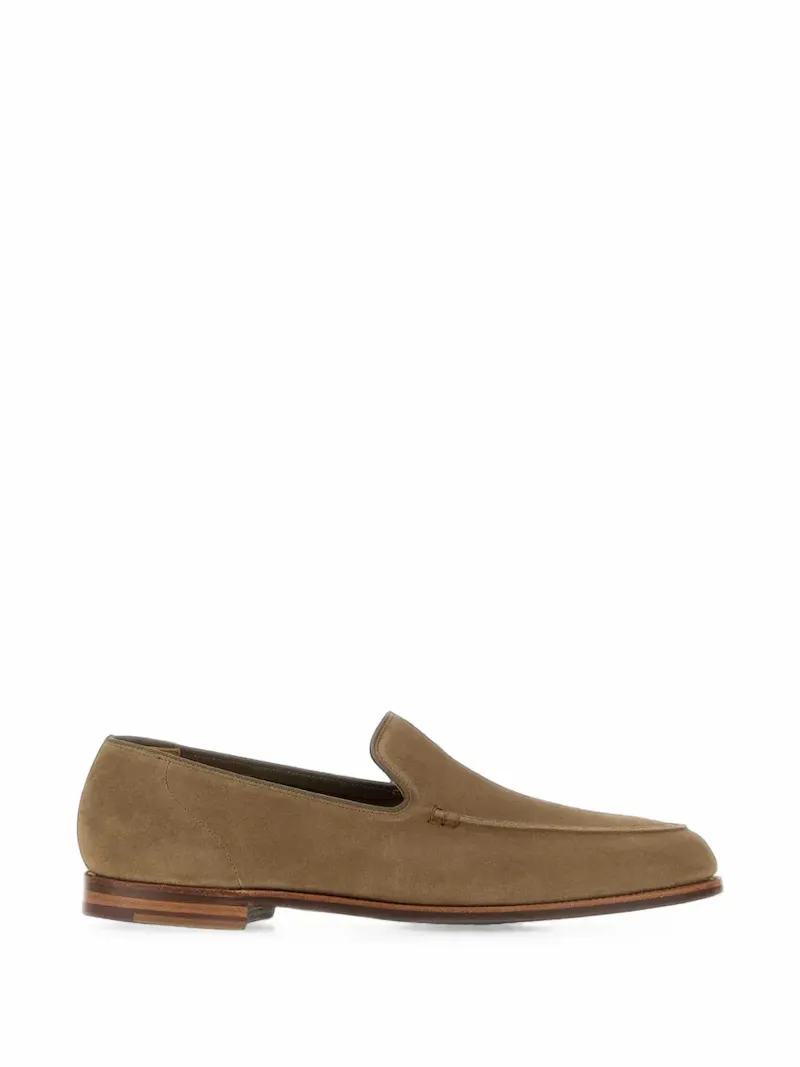 Crockett & Jones Salcombre suede loafers - Neutrals