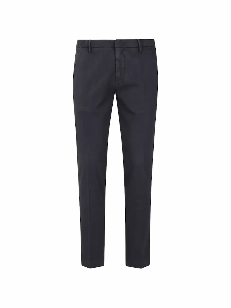 Entre Amis straight-leg chino trousers - Blue