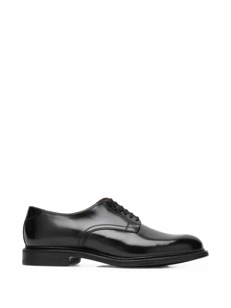 Berwick Shoes polished leather derby shoes - Black