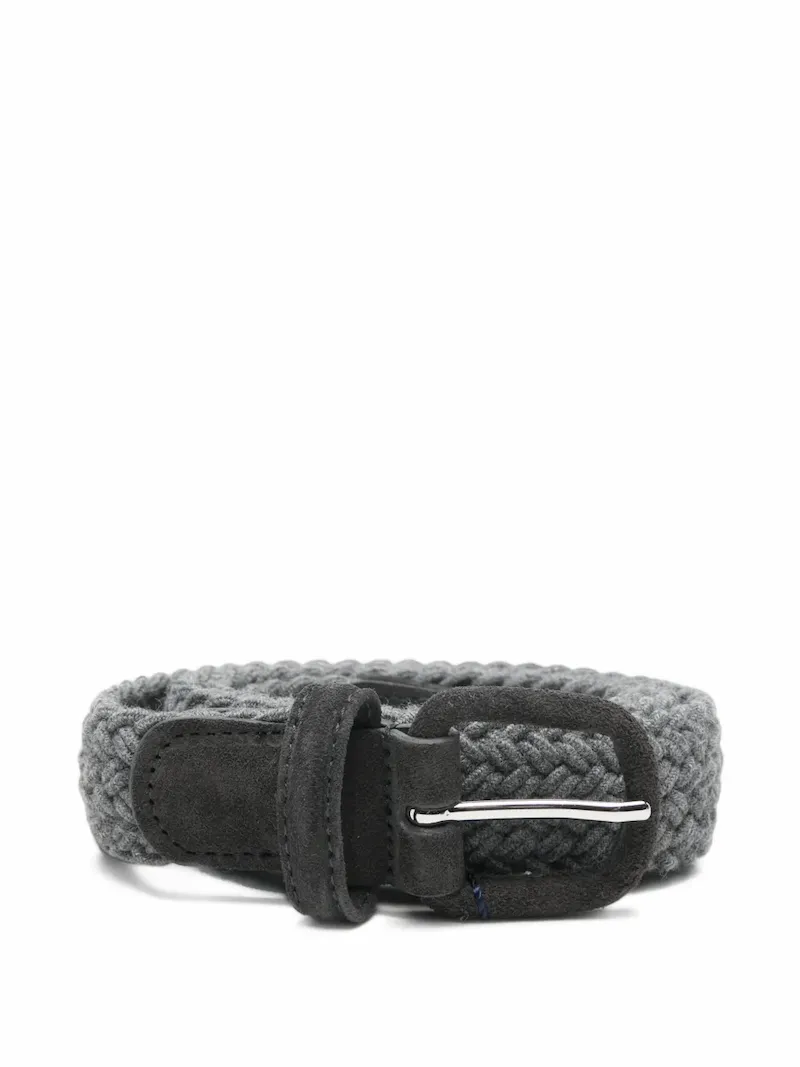 Anderson's woven-wool belt - Grey