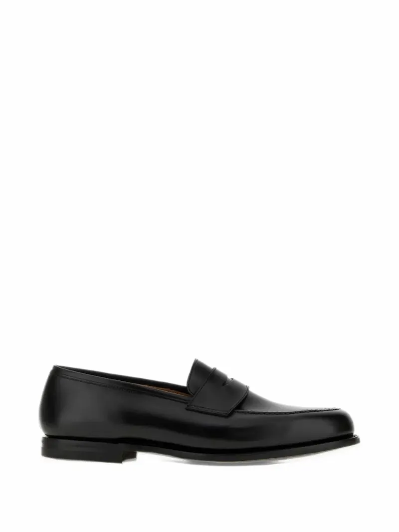 Crockett & Jones Boston penny loafers - Black