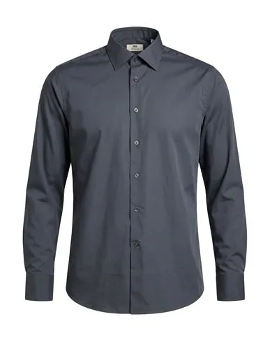 Bagutta Man Shirt Grey ¾ Cotton, Polyamide, Elastane