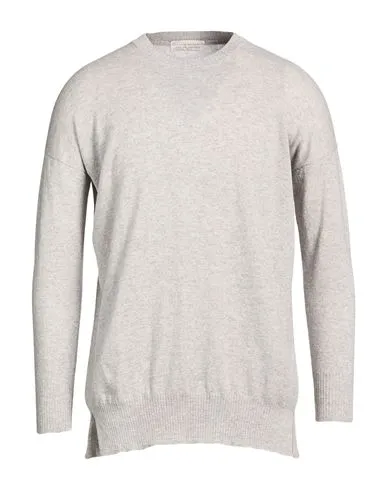Filippo De Laurentiis Man Sweater Light grey , Cashmere, Silk