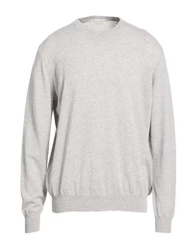 Filippo De Laurentiis Man Sweater Light grey , Cashmere, Silk