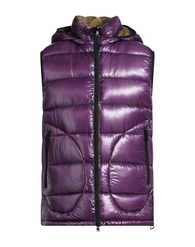 Herno Ultrlight Engineering 7 Den Man Vest Plum , Elastane