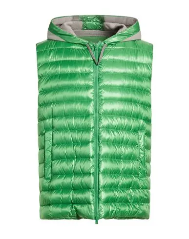 Herno Man Vest Green , Polyester, Cotton