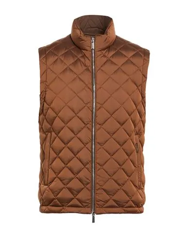 Moorer Man Vest Brown , Polyurethane