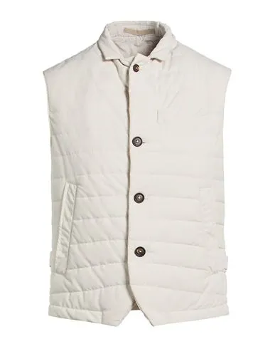 Eleventy Platinum Man Vest Cream , Polyester