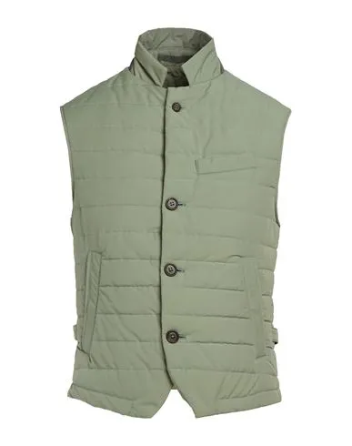 Eleventy Platinum Man Vest Sage green , Polyester