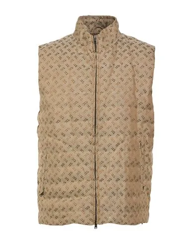 Herno Man Vest Khaki , Cotton