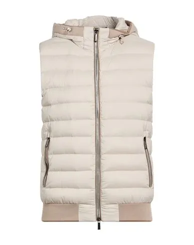 Moorer Man Vest Beige , Polyurethane