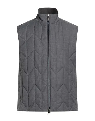 Canali Man Vest Grey , Viscose