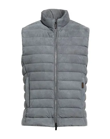 Moorer Man Vest Slate blue