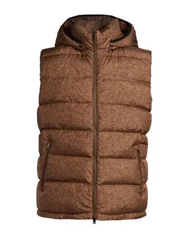 Herno Man Vest Brown