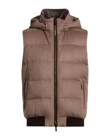 Moorer Man Vest Taupe
