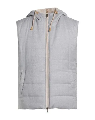 Luigi Bianchi Mantova Man Vest Light grey , Elastane