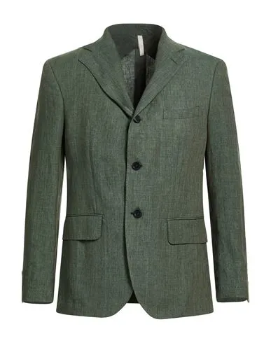 120% Lino Man Blazer Dark green