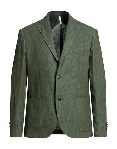 120% Lino Man Blazer Emerald green