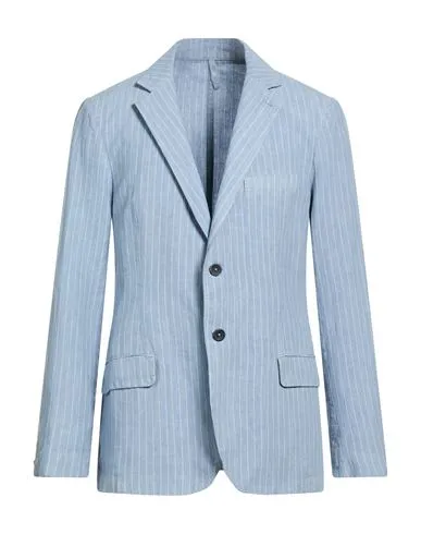 120% Lino Man Blazer Light blue