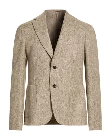 Pal Zileri Man Blazer Beige , Polyester, Wool, Viscose, Polyamide
