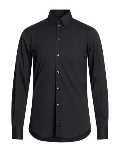 Bagutta Man Shirt Black , Polyamide, Elastane