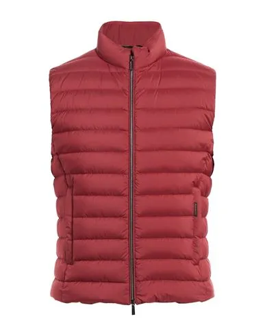Moorer Man Vest Brick , Elastane