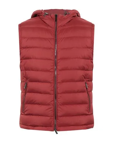 Moorer Man Vest Burgundy , Polyurethane