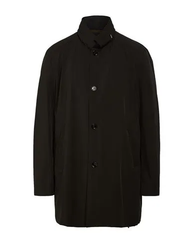 Moorer Man Overcoat & Trench Coat Charcoal , Polyurethane