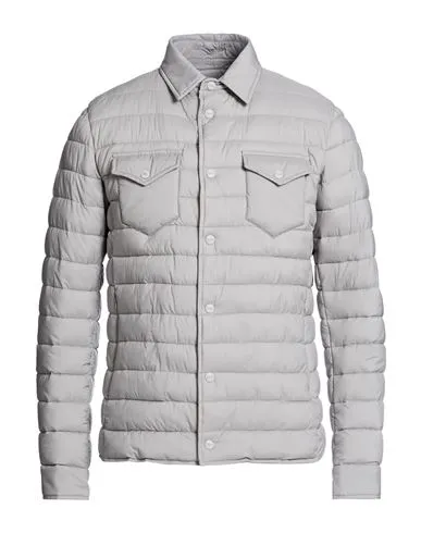 Herno Legend Man Puffer Light grey , Polyurethane, Acetate, Polyester