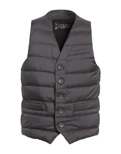 Herno Man Vest Charcoal , Polyurethane, Acetate, Polyester