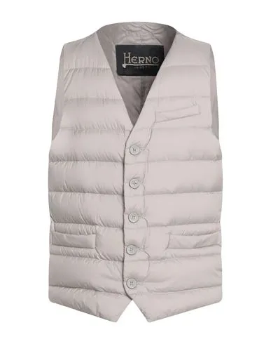 Herno Man Vest Taupe , Polyurethane, Acetate, Polyester