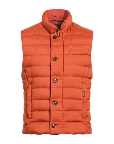 Moorer Man Vest Rust , Polyurethane