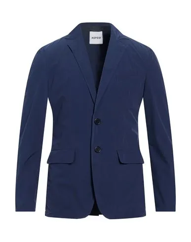 Aspesi Man Blazer Navy , Elastane