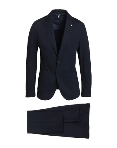 L. b.m. 1911 Man Suit Midnight blue , Elastane