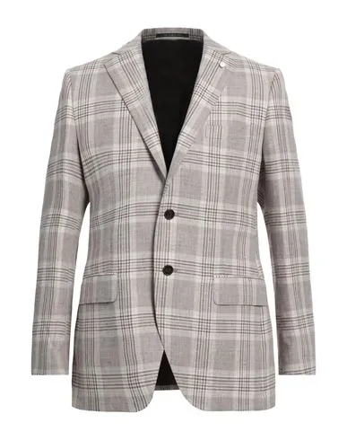 Luigi Bianchi Mantova Man Blazer Chocolate brown , Virgin Wool