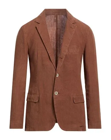 120% Lino Man Blazer Brown