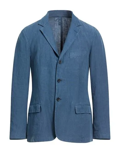 120% Lino Man Blazer Slate blue