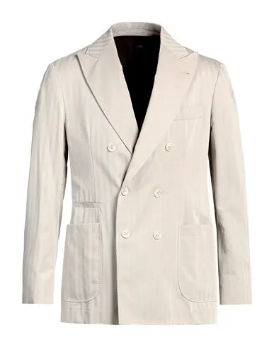 Brunello Cucinelli Man Blazer Taupe , Silk