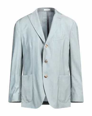 Boglioli Man Blazer Light grey , Lyocell, Elastane