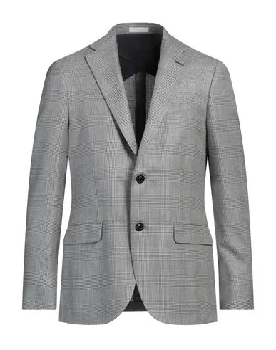 Boglioli Man Blazer Navy , Cashmere, Silk, Linen